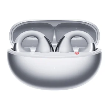 Open-Ear Wireless Earbuds QCY Crossky Clip C30S Bluetooth 6.0 Silver