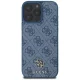 Guess HC PU 4G Small 4G and Classic Phone Case Cover iPhone 16 Pro Max MagSafe - Blue
