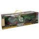 Kruzzel 24850 Remote Control Tractor with Trailer, Green