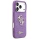 Guess Fixed Glitter Big 4G Phone Case Cover iPhone 17 Pro - purple