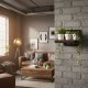 Настенная полка для цветов ModernHome, подвесная подставка в стиле...