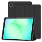 Samsung Galaxy Tab A9+ Plus / A11+ Plus Trifold Tech-Protect SmartCase Protective Cover Case, Black | Planšetes Vāciņš Maciņš Apvalks Grāmatiņa