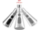 3-in-1 Kitchen Faucet Aerator and Extender, Silver