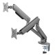NanoRS RS166 Gaming Dual Monitor Mount, RGB LED, 17-32\", 2x9kg