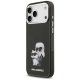 Karl Lagerfeld IML Aquarelle Karl & Choupette & Logo MagSafe Phone Case Cover iPhone 17 Pro - Black