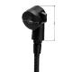 Gabbiano S05 Hairdressing Washbasin Shower Head with Hose, Black