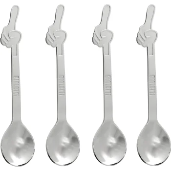 Bialetti Perfetto Moka Espresso Spoon Set, 4 pcs.