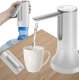 Rechargeable Electric Water Pump Dispenser for Bottles, White