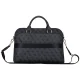 Guess 4G Zipper Pocket & Triangle Logo 15\" Laptop Bag, Black