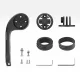 Wozinsky WUG-01B Bike Mount for Garmin Computer, Camera, Lamp, Black
