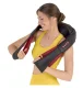 4FIZJO SHIATSU PRO+ Back Shoulder Neck Body Warming Pillow Massager, Black/Red