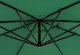 MultiGarden Large 3.5m Cantilever Garden Parasol, Green