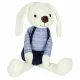 Plush Bunny Toy in Blue Shorts 36 cm