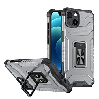 Crystal Ring Case with Holder for iPhone 13 mini, Black