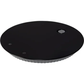 Alessi Plissé MDL16 B Digital Kitchen Scale, Black