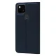Google Pixel 5a 5G Magnetic PU Leather Phone Stand Card Slot Case Book Cover, Blue