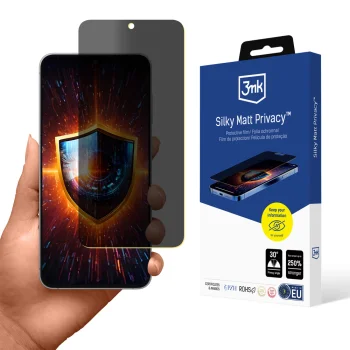 Ekrano apsauginė plėvelė 3mk Silky Matt Privacy, Samsung Galaxy S26 FE, matinė