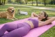 Thick Exercise Mat for Yoga Pilates and Fitness 180x60cm, Pink
