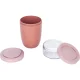 Mepal Lunchpot Ellipse XL Lunch Pot Food Container, 750+300ml, Vivid Mauve