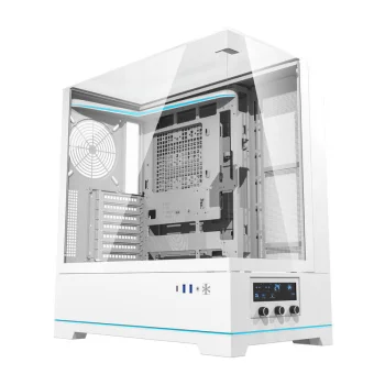Darkflash DY450 PC Case without Fans, White