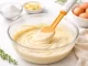Plastic Dough Scraper and Baking Spatula 27 cm, White-Orange