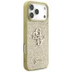 Guess iPhone 17 Pro Max Case Fixed Glitter Big 4G, Gold