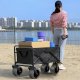 Gardlov Folding Portable Transport Trolley Cart with Pockets Load capacity up to 100 kg
