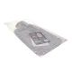 Rubber Hot Water Bottle with Plush Cover Zortiva, 3.5 L, 41 x 24 cm, Grey / Beige