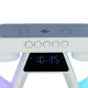 RGB Bedside Lamp with Wireless Charger, Bluetooth Speaker and Alarm Clock, White