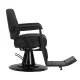 Barber Chair Gabbiano Bruno, Black with Black Base
