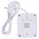 Maclean MCE387 W Power Strip, 2 Outlets, 3xUSB, 2500W, 1.5m, White