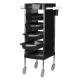 Gabbiano FX11-F Hairdressing Trolley, Black