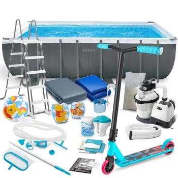 Intex 26356 Rectangular Frame Pool 549 x 274 x 132 cm with Sand Filter Pump