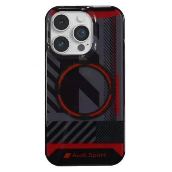 Dėklas Audi IML Sport MagSafe iPhone 14 Pro 6.1", juodas