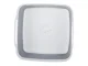 Collapsible Silicone Bowl with Drain Plug and Handles, 8L