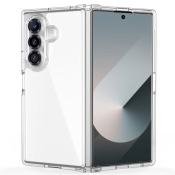 Tech-Protect FlexAir Hybrid Case for Samsung Galaxy Z Fold 7, Transparent
