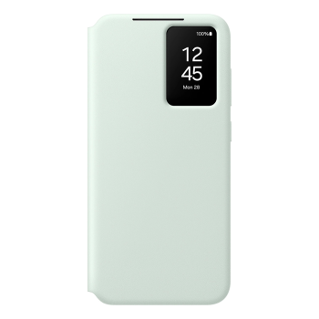 Samsung Galaxy S24 FE ( SM-S721B/DS ) Smart Clear View Cover with Display, Mint (EF-ZS721CMEGWW)