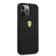 Ferrari iPhone 13 / 13 Pro Case Silicone Metal Logo MagSafe, Black