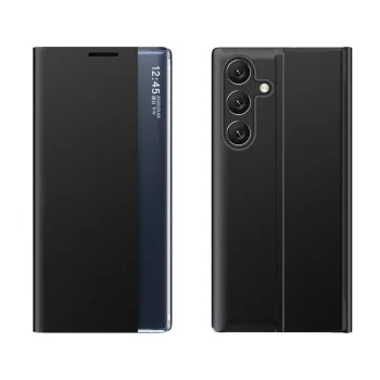 Flip Case for Samsung Galaxy A24 4G with Stand Sleep Case, Black