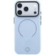 Mercedes Leather 3D MagSafe Case for iPhone 18 Pro / 17 Pro - Blue