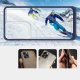 Samsung Galaxy S23 Ultra (SM-S918) Clear 3in1 Frame Gel Cover Case, Blue