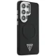 Guess Embossed Ring Triangle Logo MagSafe Case for Samsung Galaxy S26 Ultra - Black