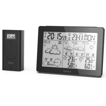 Hama Meteotime 186369 Weather Station, Black