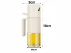 Glass Oil and Vinegar Sprayer Dispenser, 210ml, Grey