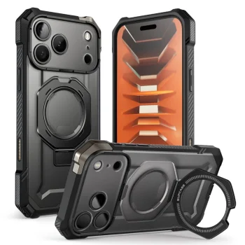Supcase UB Grip Mag MagSafe Case for iPhone 18 Pro / 17 Pro with Stand - Black