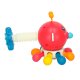 Bibi-inn Octopus Sensory Teether Toy for Babies, Red