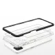 Hybrid Armor Clear 3 in 1 Case for Samsung Galaxy A22 4G, Black