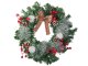 Christmas garland decoration door wall