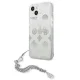Guess iPhone 13 mini Case Peony Chain Collection, Silver