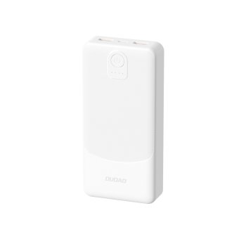 Powerbank Dudao K10 10000mAh 2.4A 2 x USB-A - white